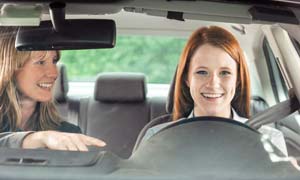 Driving lessons with male instructor